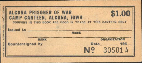 Link to Earning, spending and saving at POW Camp Algona (Iowa)